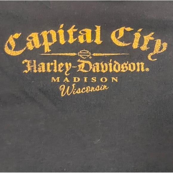 Capital City Harley Davidson Dealer Shirt Woman’s Sz Small - Picture 4 of 5